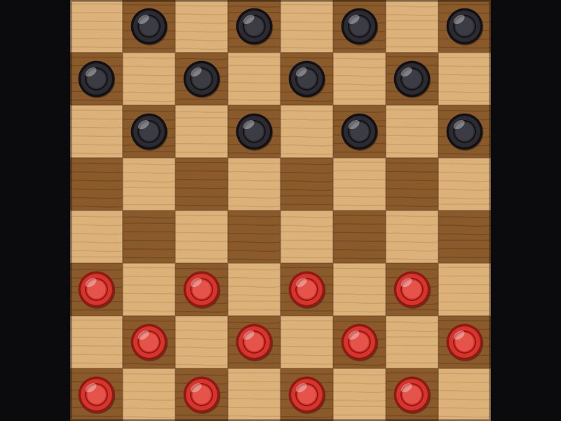 Checkers gameplay