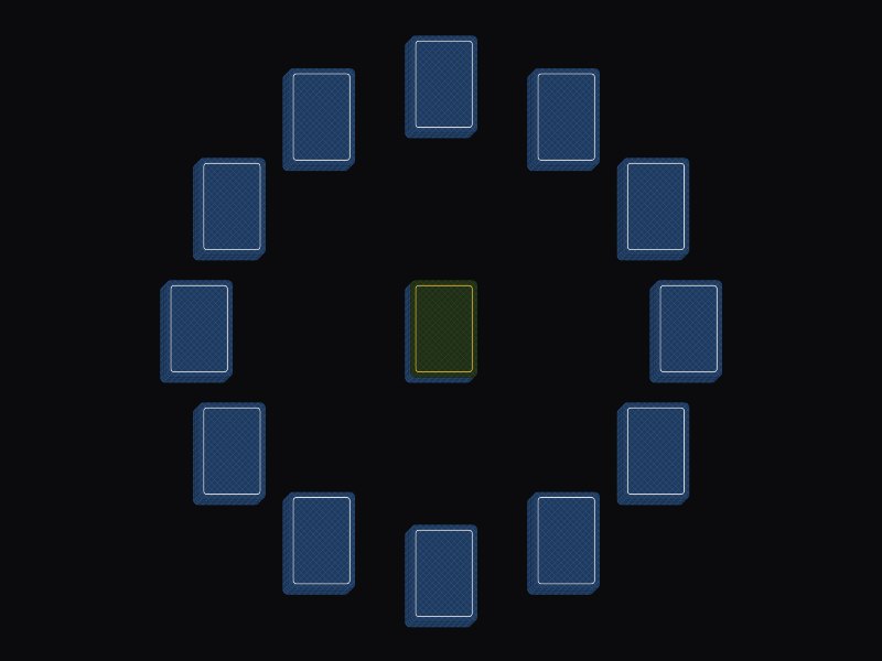 Clock Solitaire gameplay