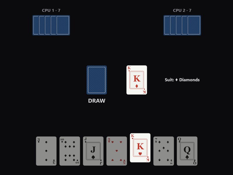 Crazy Eights gameplay