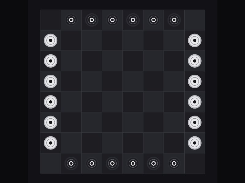 Lines of Action gameplay
