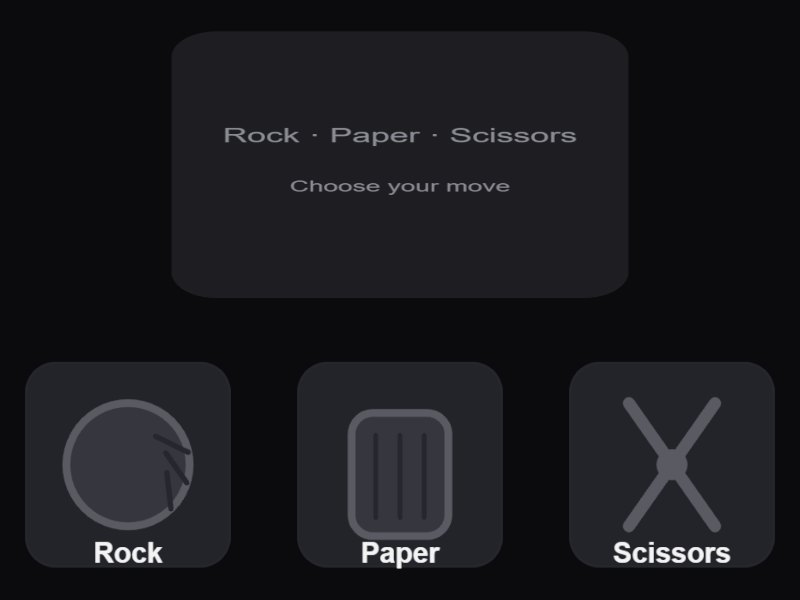 Rock Paper Scissors gameplay