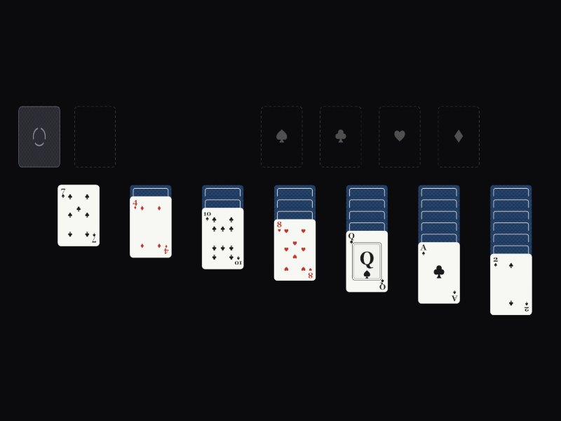 Solitaire gameplay