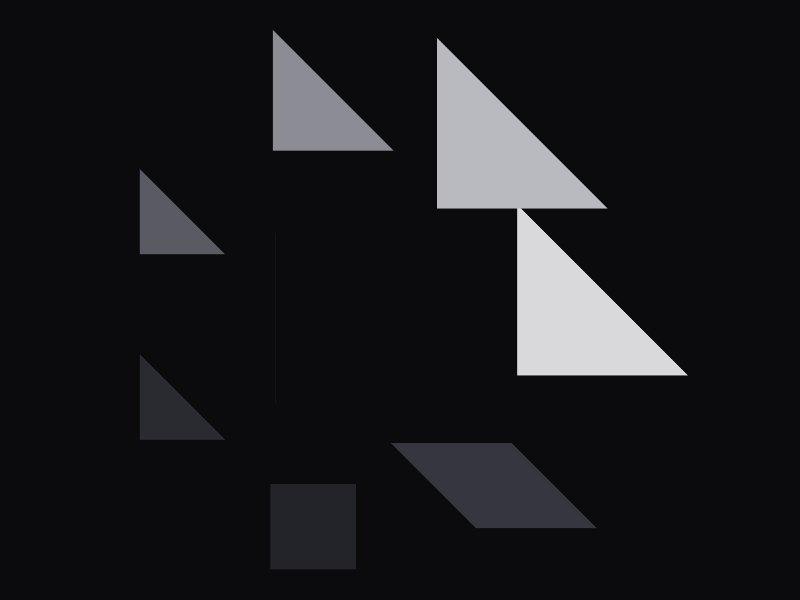 Tangram gameplay