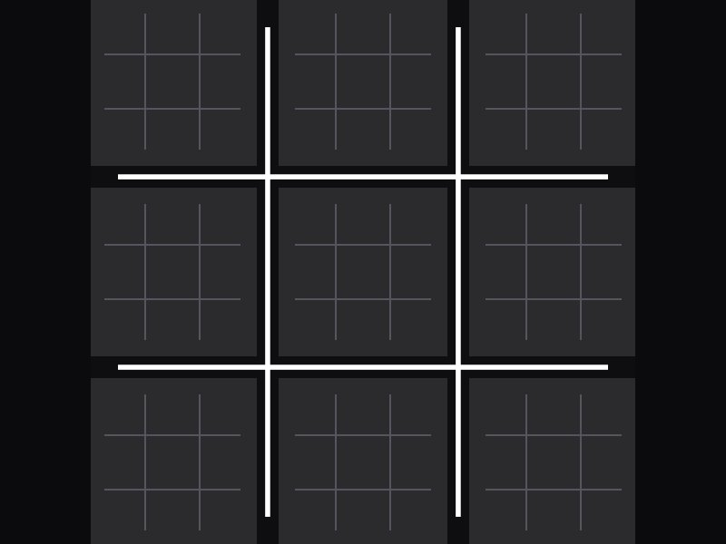 Ultimate Tic-Tac-Toe gameplay
