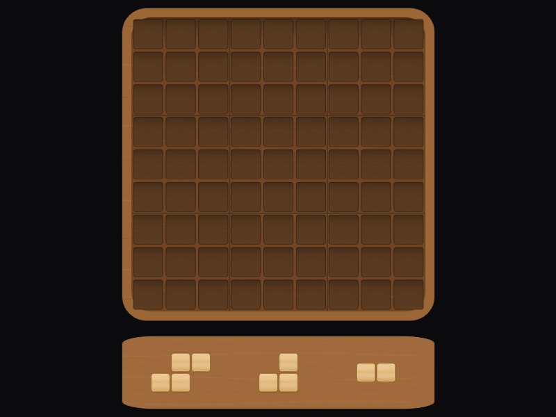 Woodoku gameplay